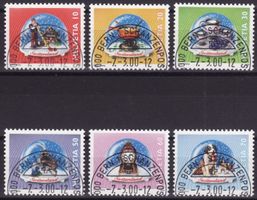 Satz SBK-Nr. 990-995 (Dauermarken Souvenirs 2000) gestempelt