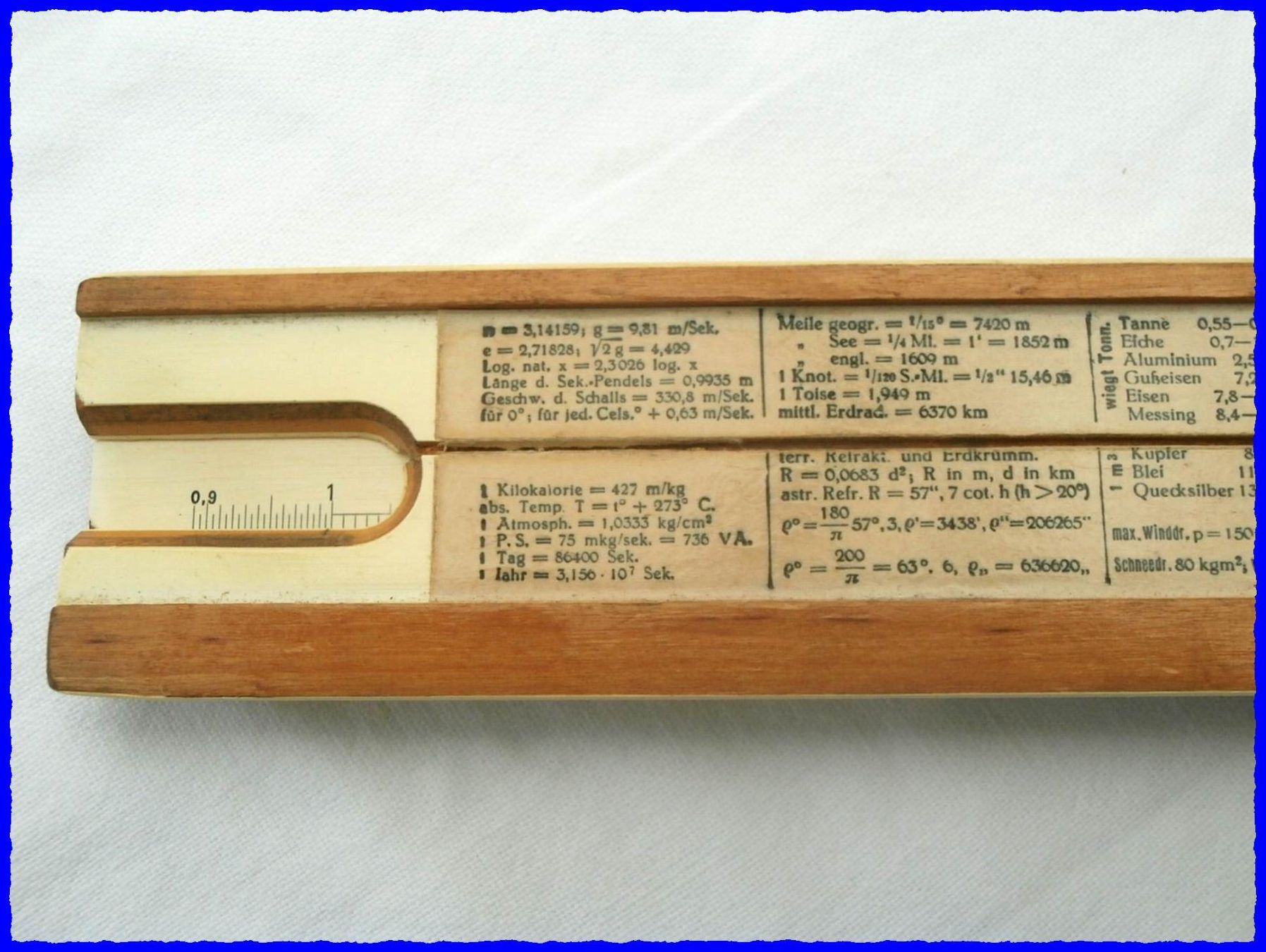 Calcolatrici tascabili: RECHENSCHIEBER - "NESTLER 23" - 40er-Jahren - mit Kartonbox – Usato da Worblaufen venduto da Re_mo81 7
