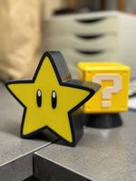 Mario stern und fragezeichen Deko (led)