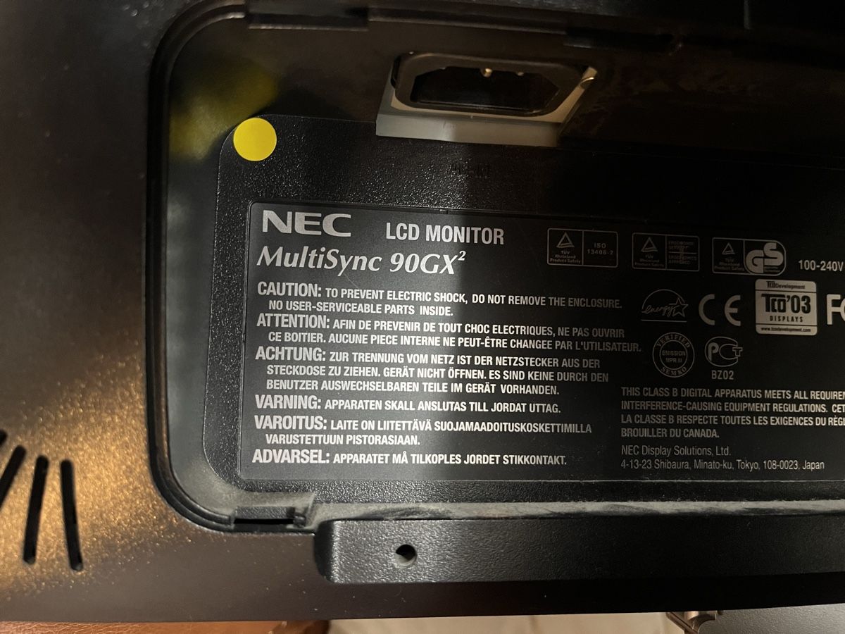 Monitor: Nec Bildschirm MultiSnyc L195 – Usato da Gockhausen venduto da Lali013 1