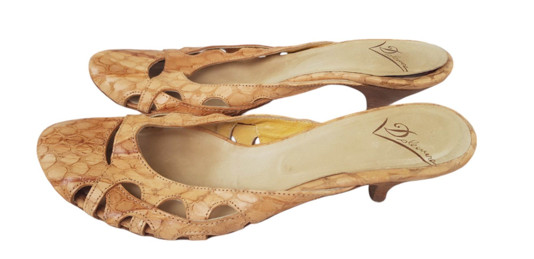Damenschuhe: Sandalen Vintage Leder – Gebraucht aus Mörschwil von wunderkiste44