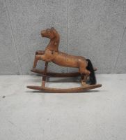 Antikes Schaukelpferd aus Holz ca. 1920 (HE280)