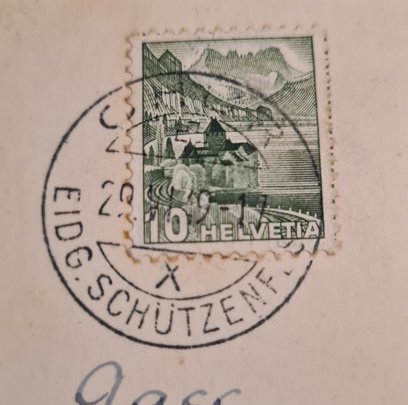 Cartoline postali: Chur Eidg. Schützenfest 1949 – Usato da Ebikon venduto da Donar50 1