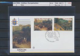 2004 Vatikan, "Europamarken", FDC