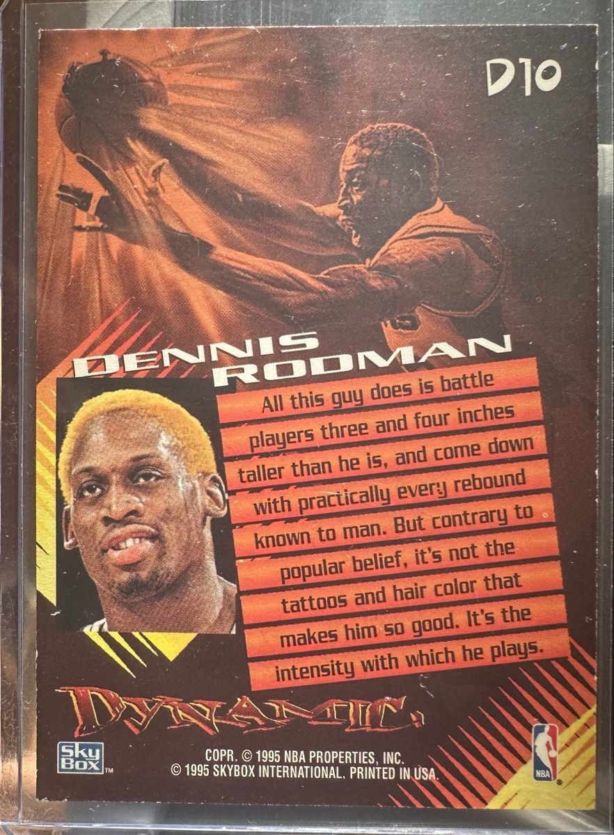 Nba Carte collezionabili: Dennis Rodman Dynamit 🧨 1995 Skybox – Usato da Affoltern am Albis venduto da mr_choppa 1