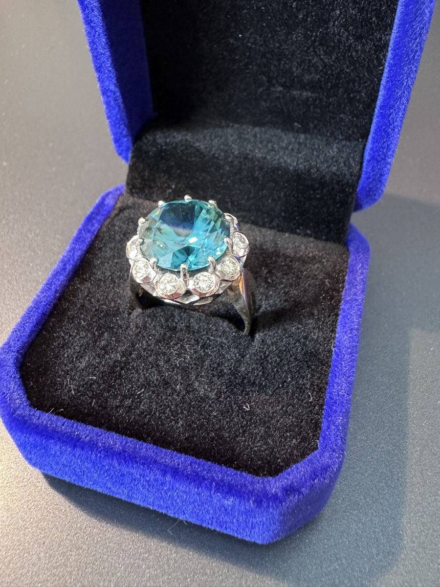 Ringe: Ring Zirkon Gold 750 – Gebraucht aus Au ZH von parabellum60 2