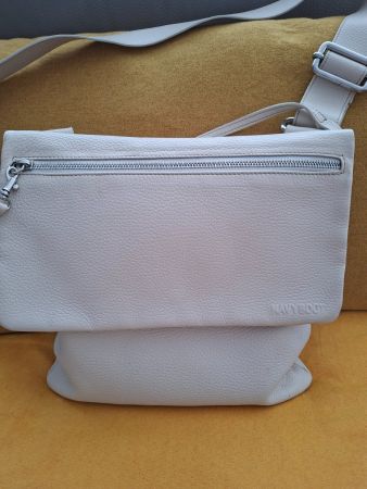 Sac bandoulière cuir beige , Navyboot, bon état