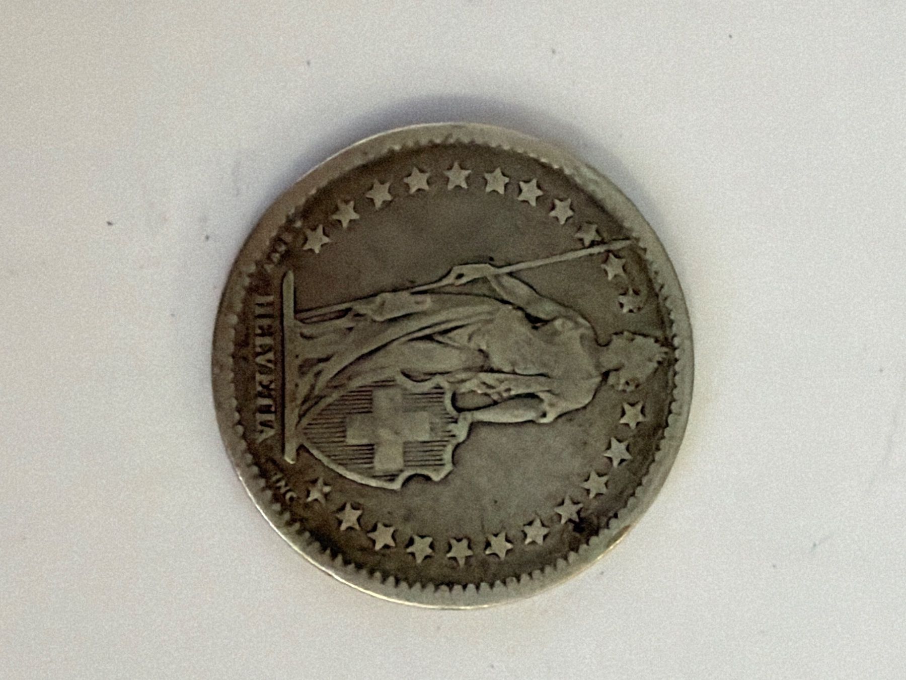 Alle Münzen: 2.- silber 1878 (5) – Gebraucht aus Bonstetten von juliestore 1
