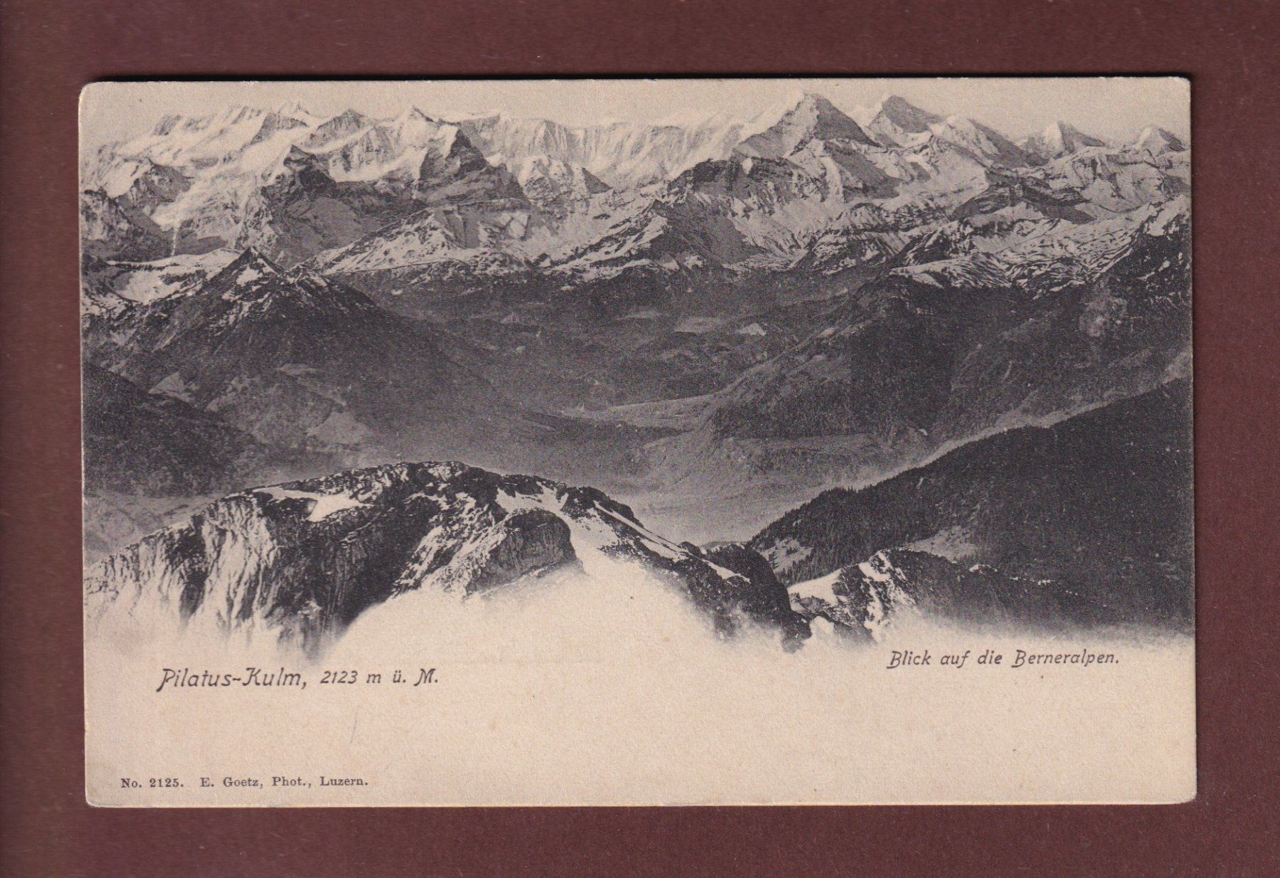 Cartes postales: PILATUS-KULM - Berneralpen – D'occasion à Pully par nicecards-shop