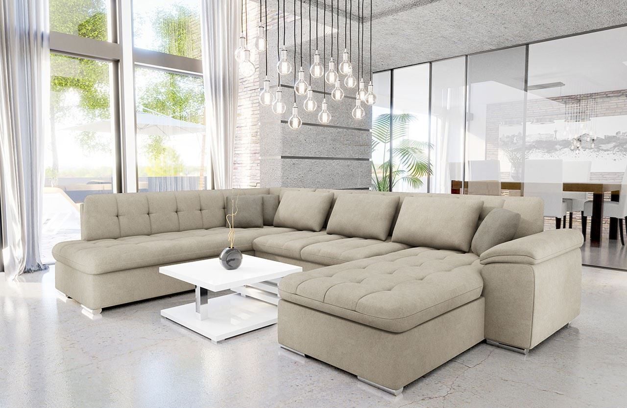 Sofas: Wohnlandschaft Rechts Sofa mit Bettkasten + Schlaffunktion – Neu und originalverpackt aus Wallenwil von toesstal-vertrieb 3