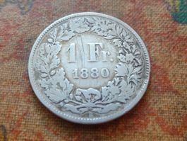 1 Fr. 1880  (Y)