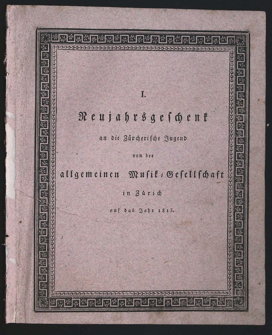 Stiche: Zürich Neujahrsblatt 1813 – Gebraucht aus Rafz von Helvet32 1