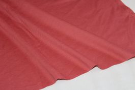 Stoff Jersey Bio-Baumwolle uni coral