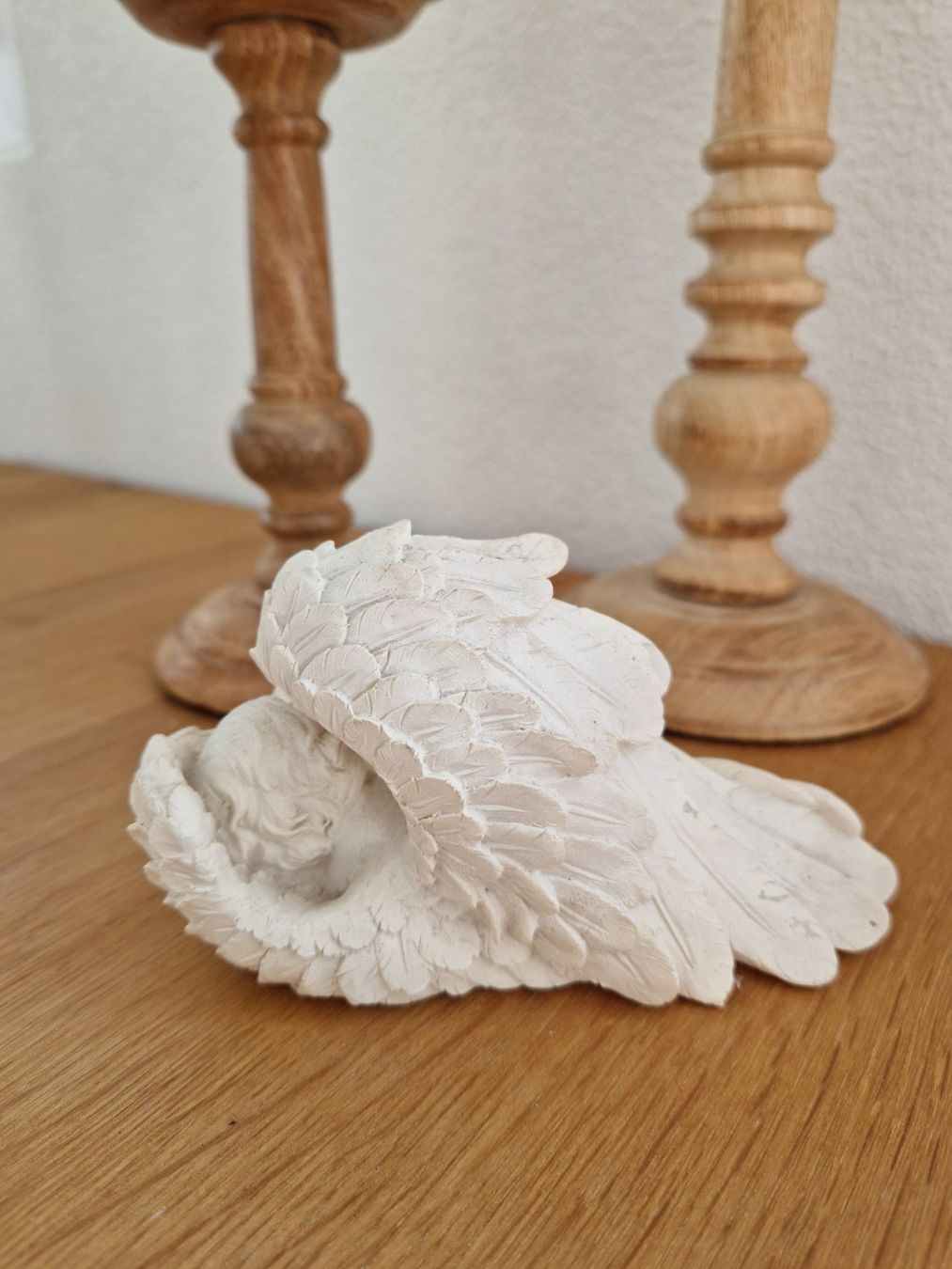 Statuette: Engel schlafend,grosse Engelsflügel – Usato da Siblingen venduto da Vany_McDougall 4