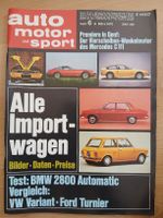 Vw Variant/Ford Turnier BMW 2800 Aut Mini Cooper S Fiat 125