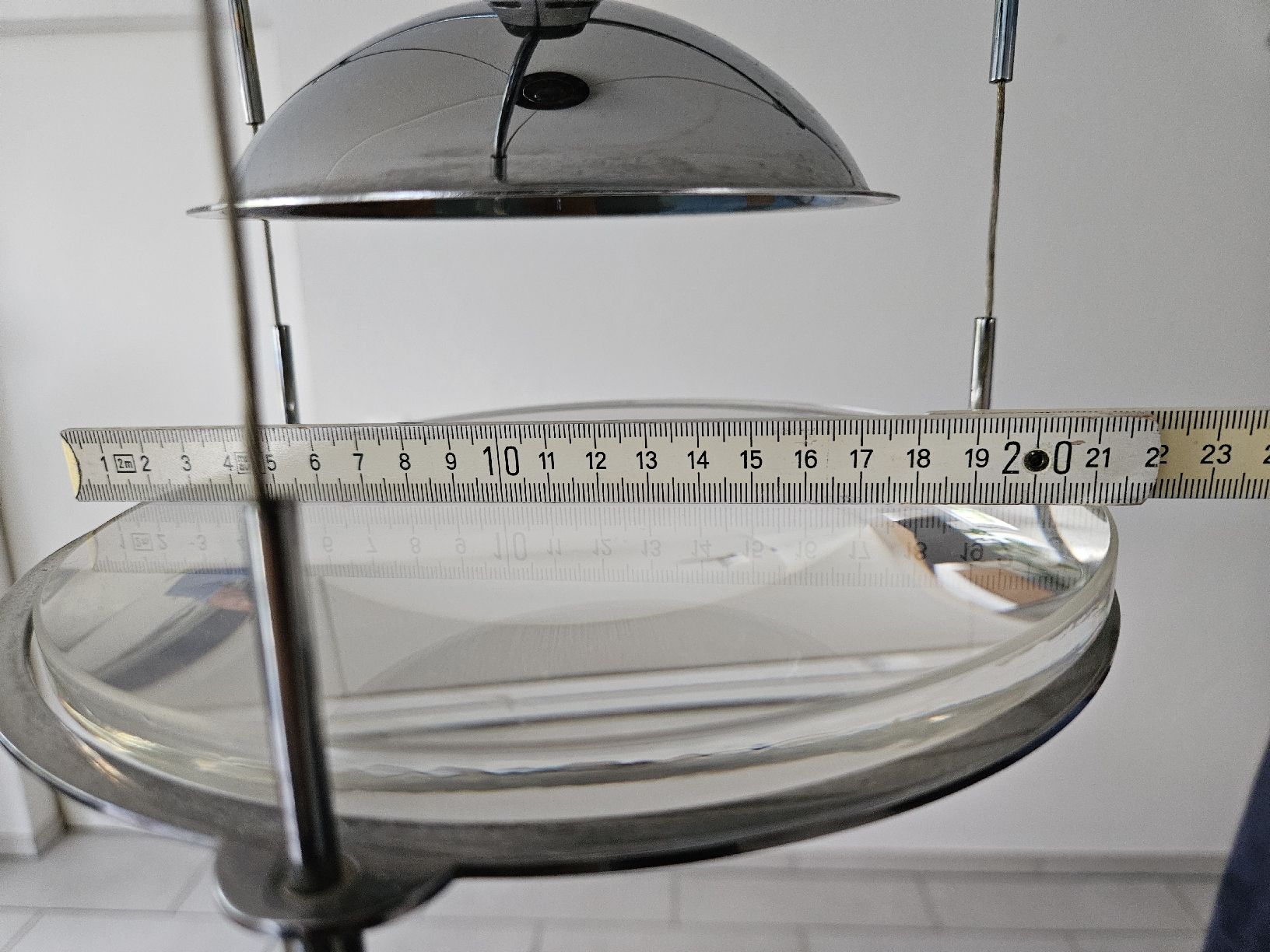 Lampadari & plafoniere: Hängeleuchte Metall Glas; Deckenlampe Retro Design – Usato da Kreuzlingen venduto da chr_pfn9 1
