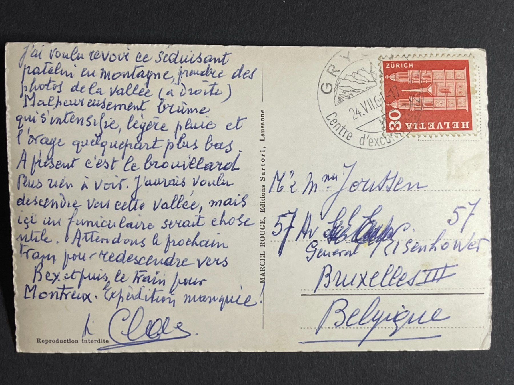 Cartes postales: Gryon – D'occasion à Steg VS par danwer74 1