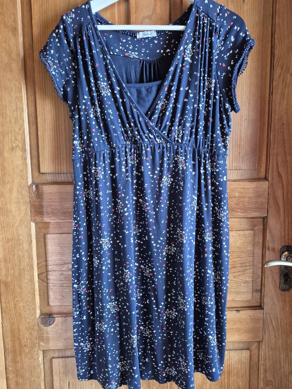 C&A Vestiti: Stillkleid dunkelblau geblümt Grösse M  – Usato da Walenstadt venduto da Ani23
