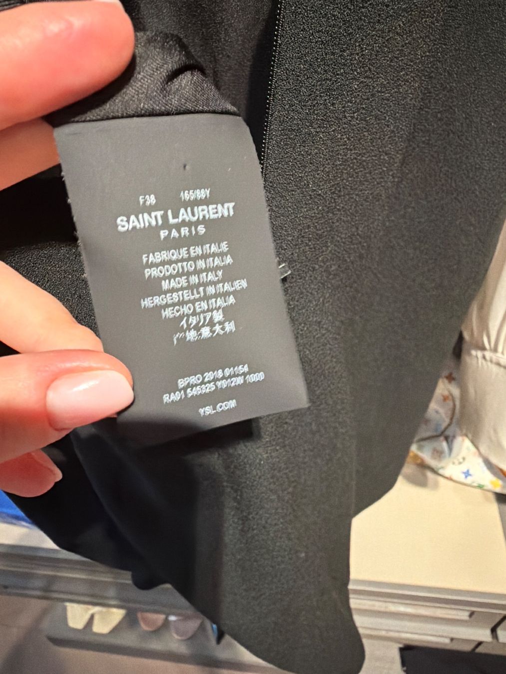 Saint Laurent Vestiti: Saint Laurent Damen Kleid open back – Usato da Montagnola venduto da Milena_L 4