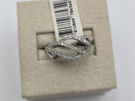 Ring Silber 925 Zirkonia Gr. 54