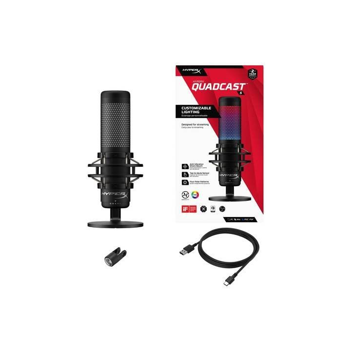Hyperx Microfoni: HyperX QuadCast S Blk-Gry – Nuovo e nell'imballaggio originale da Eschenbach SG venduto da PCbase.ch 3