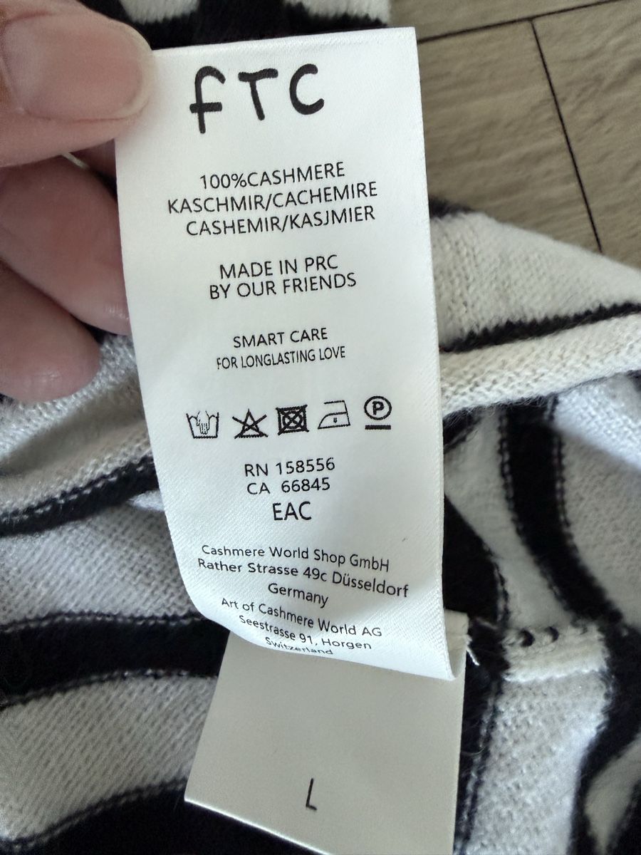 FTC Pulls & Sweat-shirts: FTC Kaschmir Pullover gestreift – Neuf (Voir description) à Kerns par osco01 7