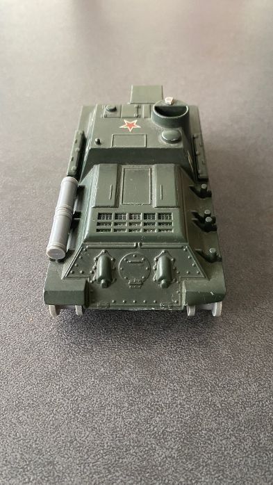 Solido Modellini d'auto: Solido Char militaire SU 100 URSS, réf. 208 - 3/1964 – Usato da Meyrin venduto da Abac007 2