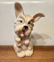 Quitschefigur Hund Rubbertoys, 60iger Jahre