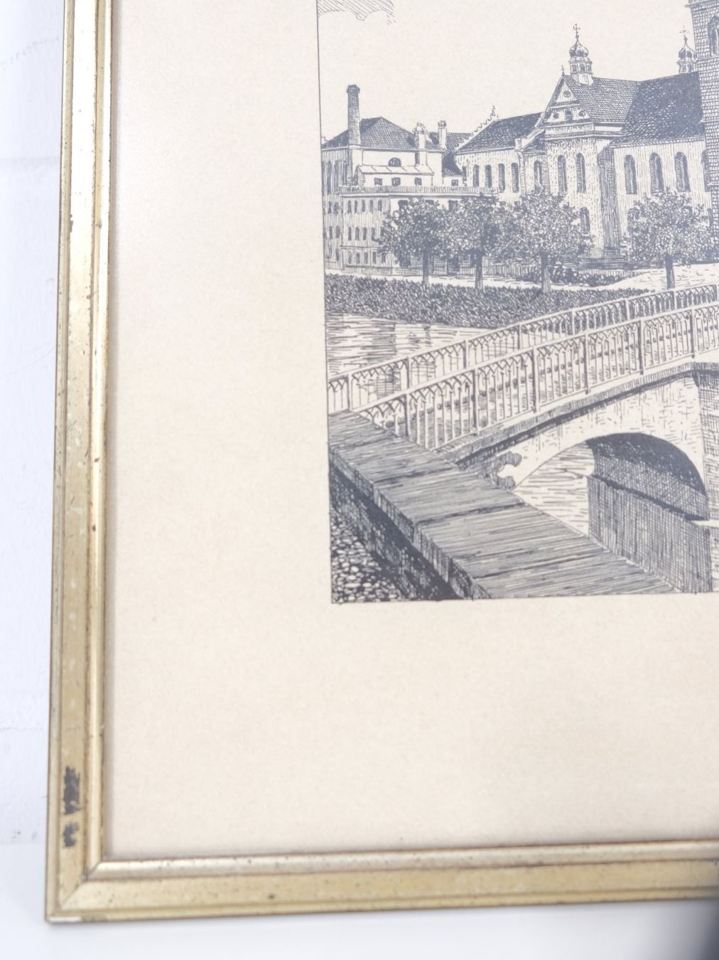 Gravures: August Scheuermeyer Kloster Rheinau Grafik - 1933 – D'occasion à Volketswil par brockipfannenstil 5