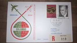 Swissair Ceylon - Singapore 31.03.1969