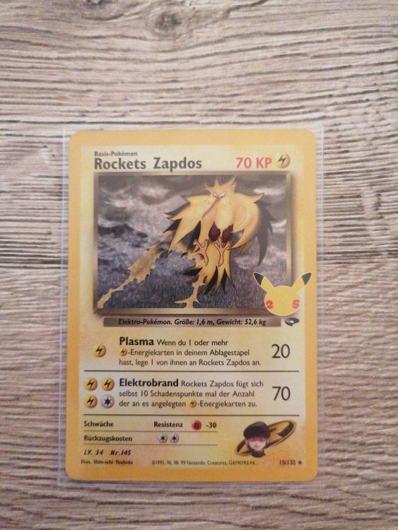 Celebrations Rockets Zapdos De Kaufen Auf Ricardo 