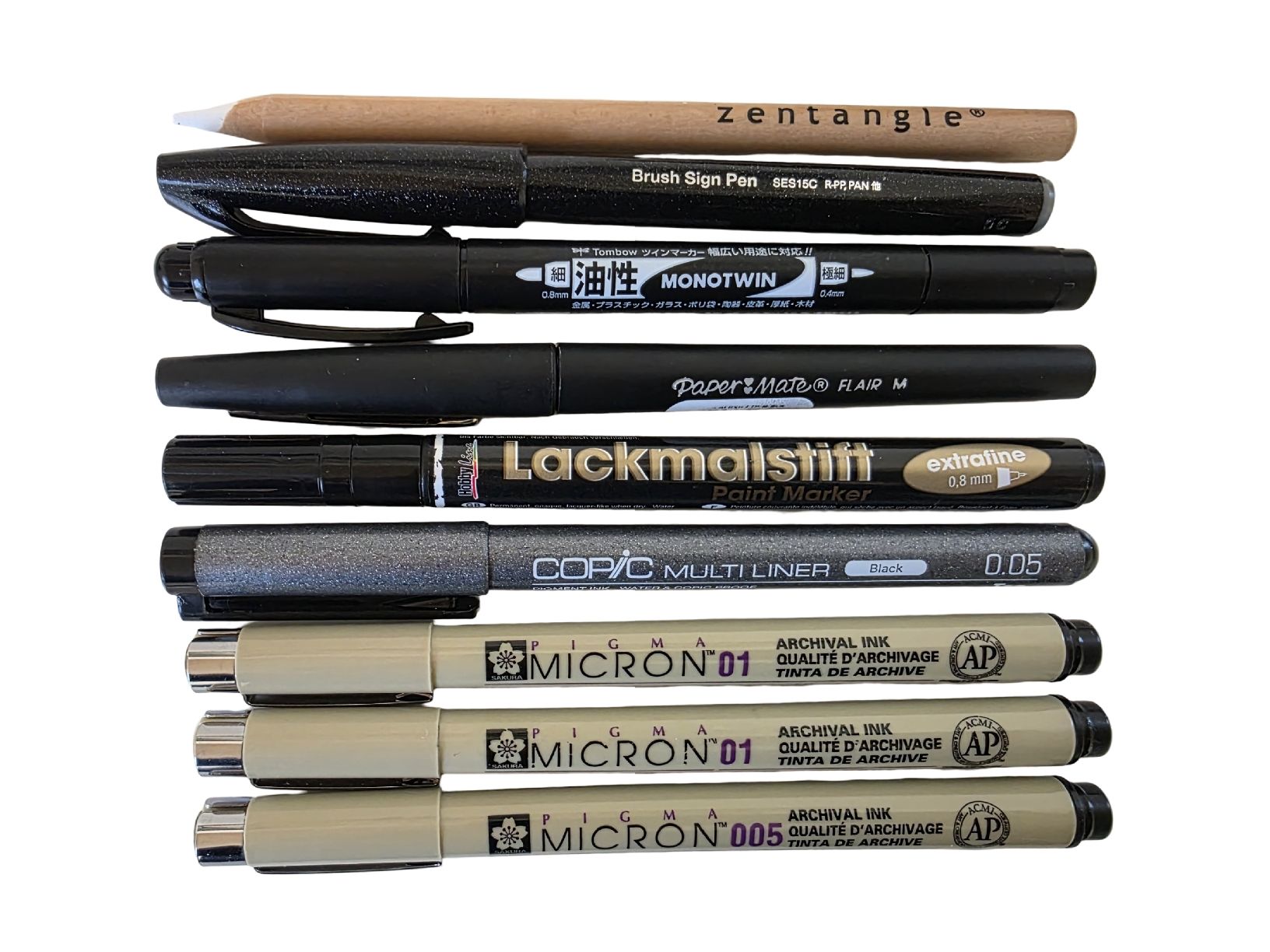 Stifte & Marker: Zentangle Set Stifte und Musterkarten – Gebraucht aus Oberdorf SO von julian027 2