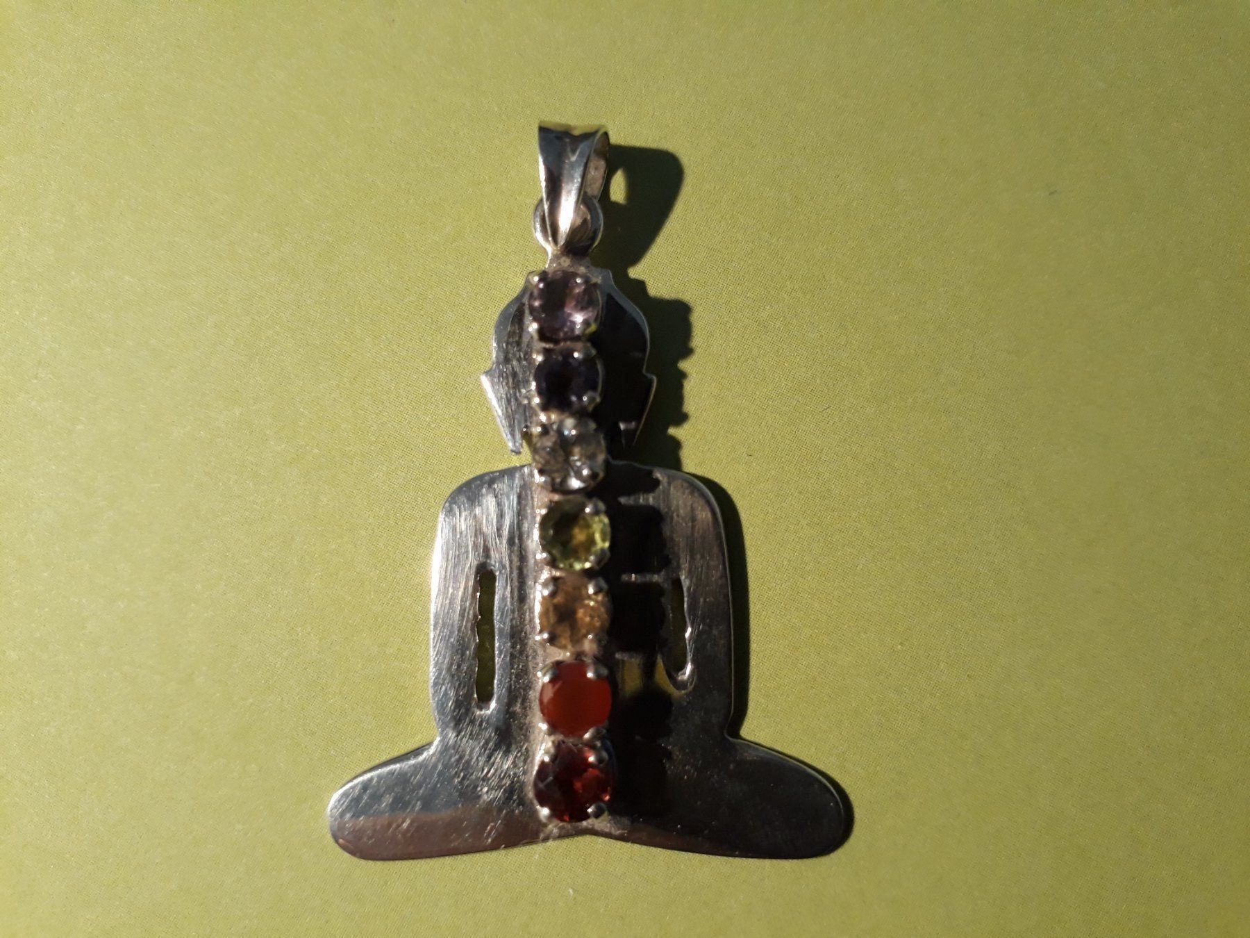 Ciondoli: Silber Buddha Chakra Anhänger – Nuovo (secondo la descrizione) da Zürich venduto da Gillheri 4