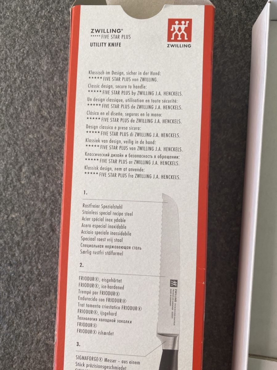 Zwilling Couteaux de cuisine: ZWILLING Universal Messer FIVE STAR PLUS neu mit Box – Neuf avec emballage d'origine à Effretikon par Kiri013 1