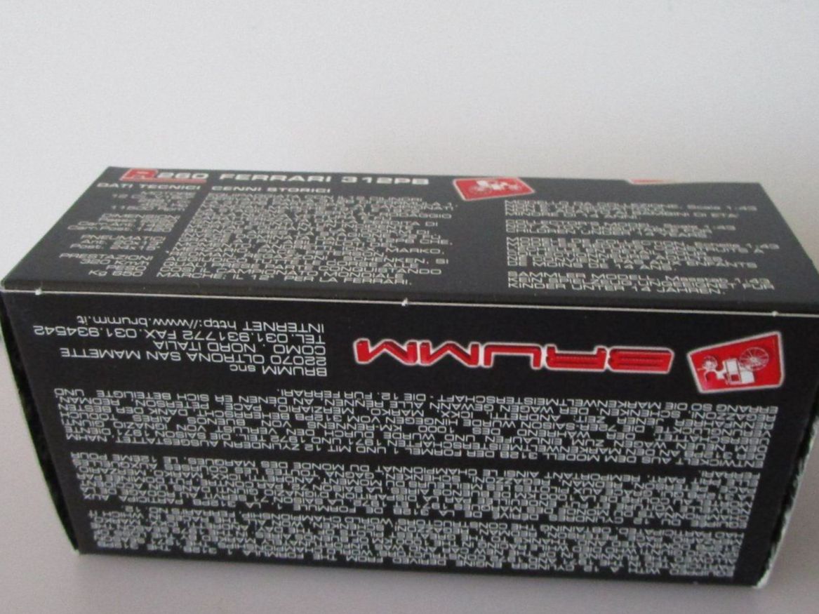 Ferrari Modellautos: BRUMM FERRARI  312PB -  6H DE DAYTONA 1972 – Neu und originalverpackt aus Chêne-Bourg von breno56 4