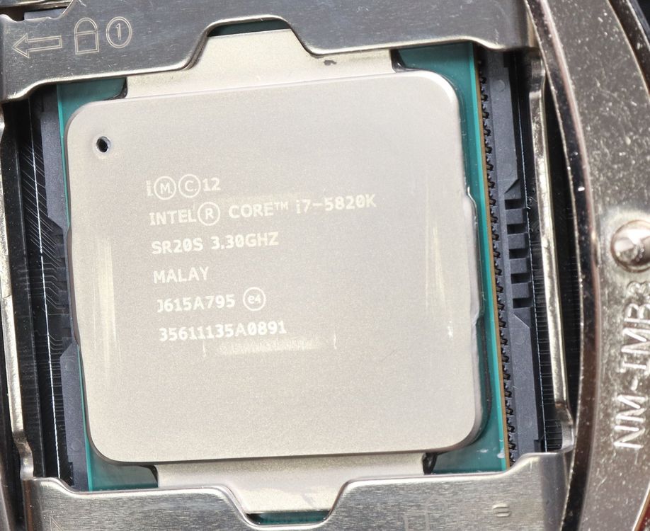 Asus X99-A/USB3.1 mit Intel i7-5820K 6-core Prozessor (Gebraucht