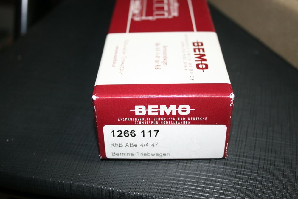 Bemo 1266 117 RhB Bernina ABe 4/4 II 47 digital rot (Gebraucht) in ...