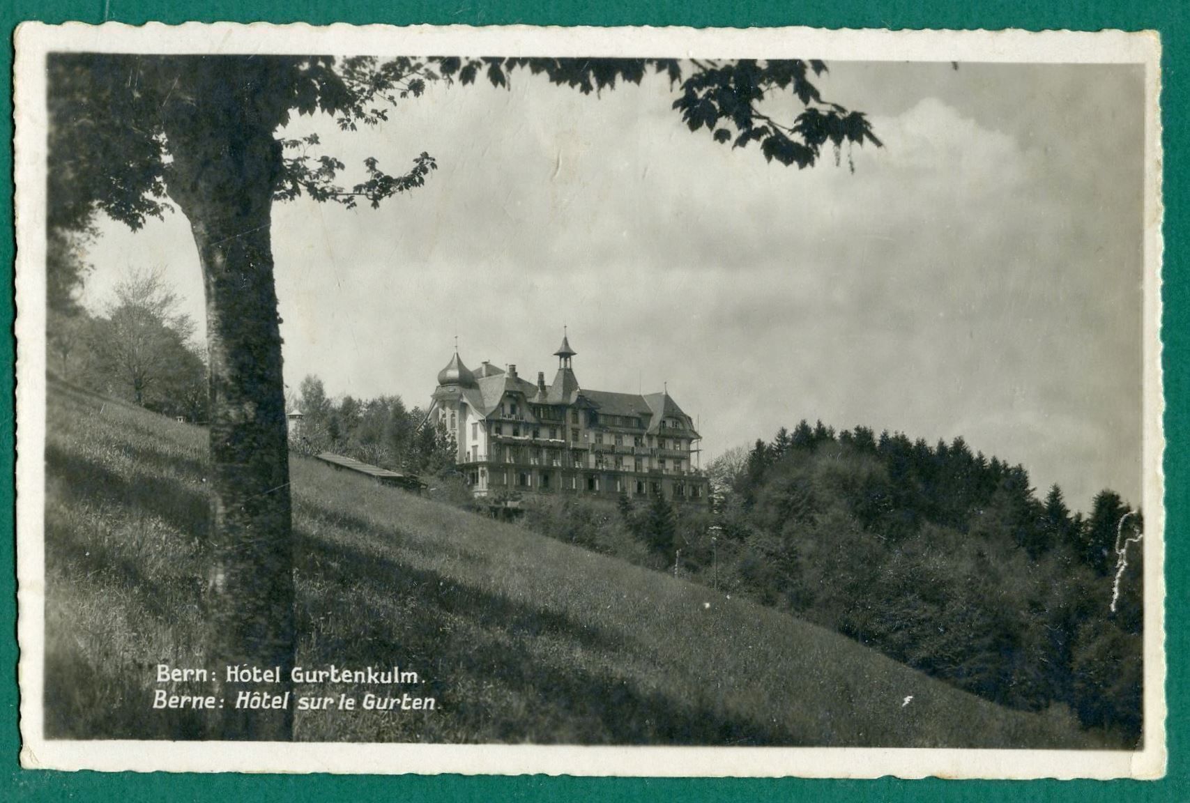 Cartoline postali: Bern, Hotel Gurtenkulm, ungelaufen, ca. 1925 – Usato da Sargans venduto da Hausi1951