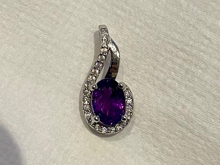 Ciondoli: Amethyst Anhänger Silber 925 - Nr. T2 – Nuovo (secondo la descrizione) da Hittnau venduto da LuxAndMore