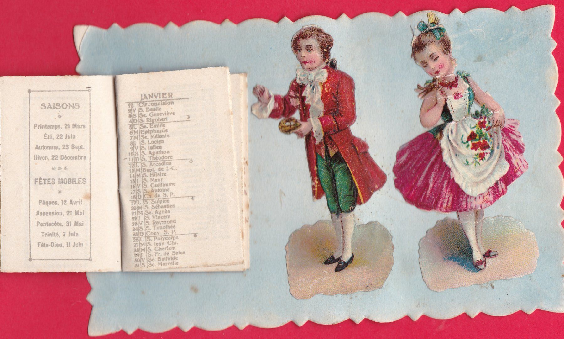 Cartes postales: BONNE ANNÉE MIT KLEINEM BÜCHLEIN – D'occasion à Oberrieden par Gebirgsstelze 3