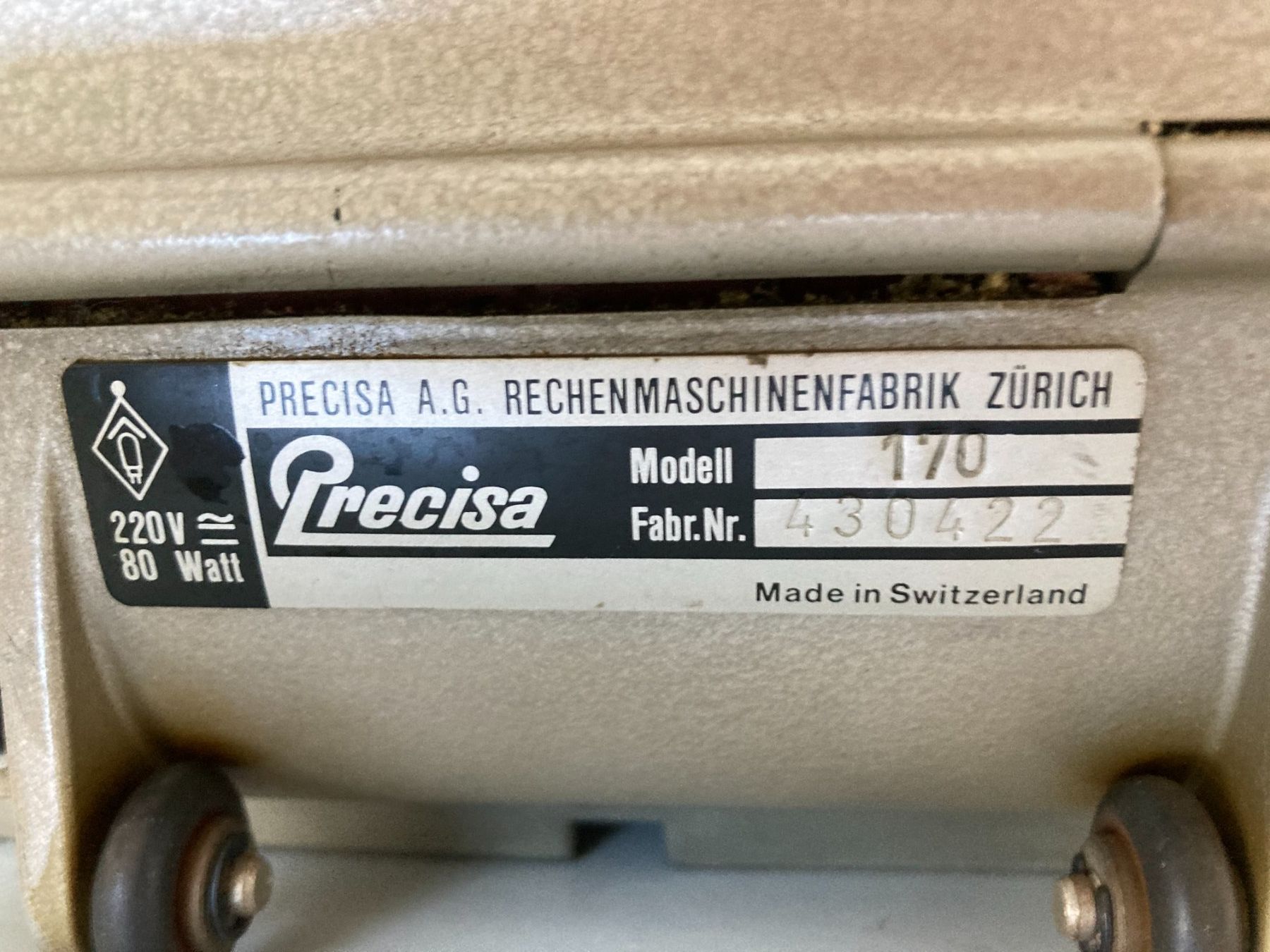 Calcolatrici tascabili: Rechenmaschine Precisa – Usato da Dielsdorf venduto da emm_dp6d 4