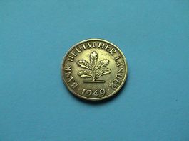10 Pfennig - Bank Deutscher Länder 1949 F