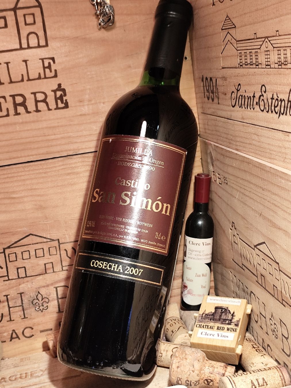 Vino: 2007 Castillo San Simón, Jumilla – Nuovo e nell'imballaggio originale da Büsserach venduto da Vintage-vins 5