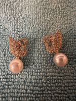 Ohrstecker Schwan + Perle
