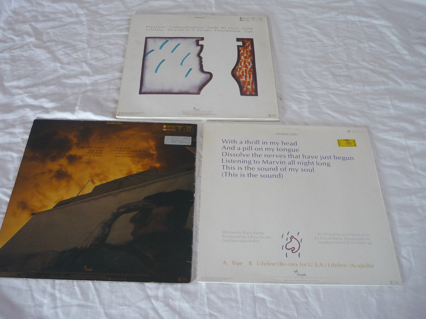 Schallplatten: 3x Vinyl - Spandau Ballet - 80s Pop – Gebraucht aus Beringen von Flatretriever 1