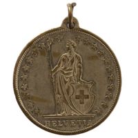 Schützenmedaille ZH 1907 Eidgenössisches Schützenf. Zürich R
