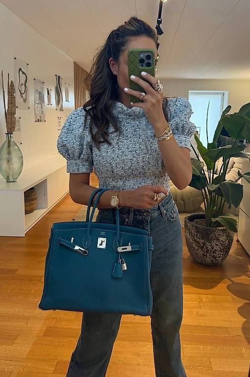 Hermès Sacs: HERMES BIRKIN 35 BLUE JEAN – D'occasion à Schwyz par bofb 1