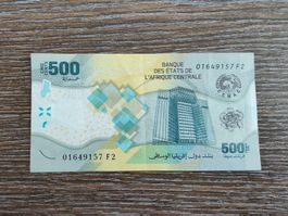 Zentralafrikanische Staaten, 500 Francs 2022 !!!!!!!