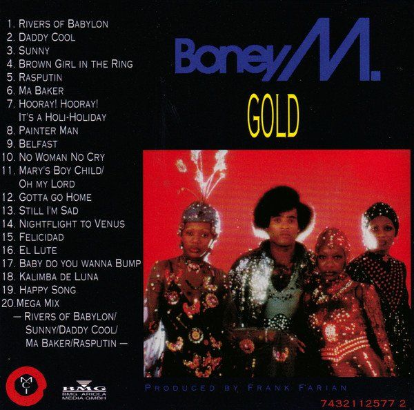 CD: Boney M. GOLD 20 SUPER HITS Electronic Disco CD – Usato da Kandergrund venduto da Sososo 3
