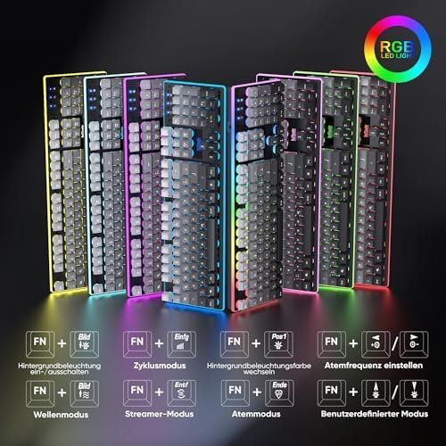 Tastiere: Gaming Tastatur Maus QWERTZ DE Layout – Nuovo e nell'imballaggio originale da Hundwil venduto da tec_mm27 3